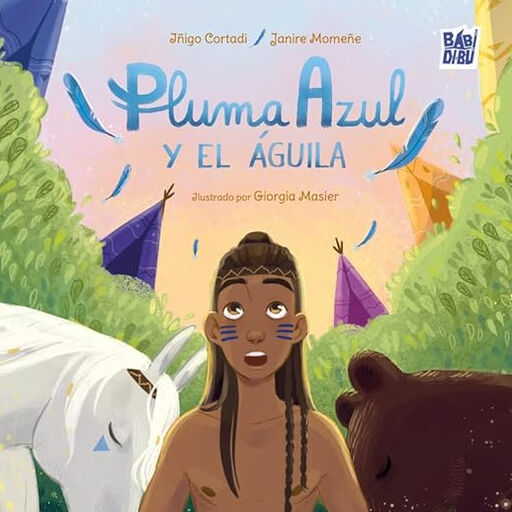 Pluma azul y el &aacute;guila