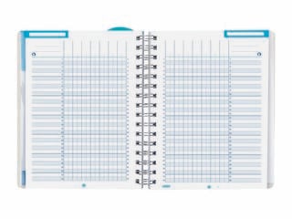 Agenda Professor Personal | 1/4 Setmana Vista, Castell&agrave; (2026-2027) &ndash; Blau