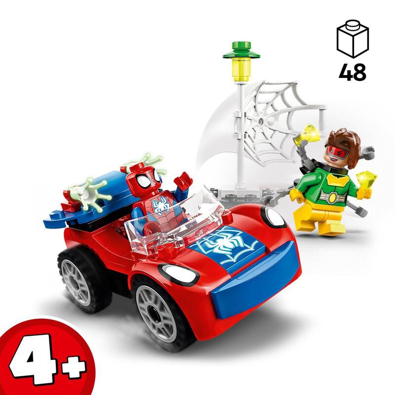 Coche spiderman lego sales