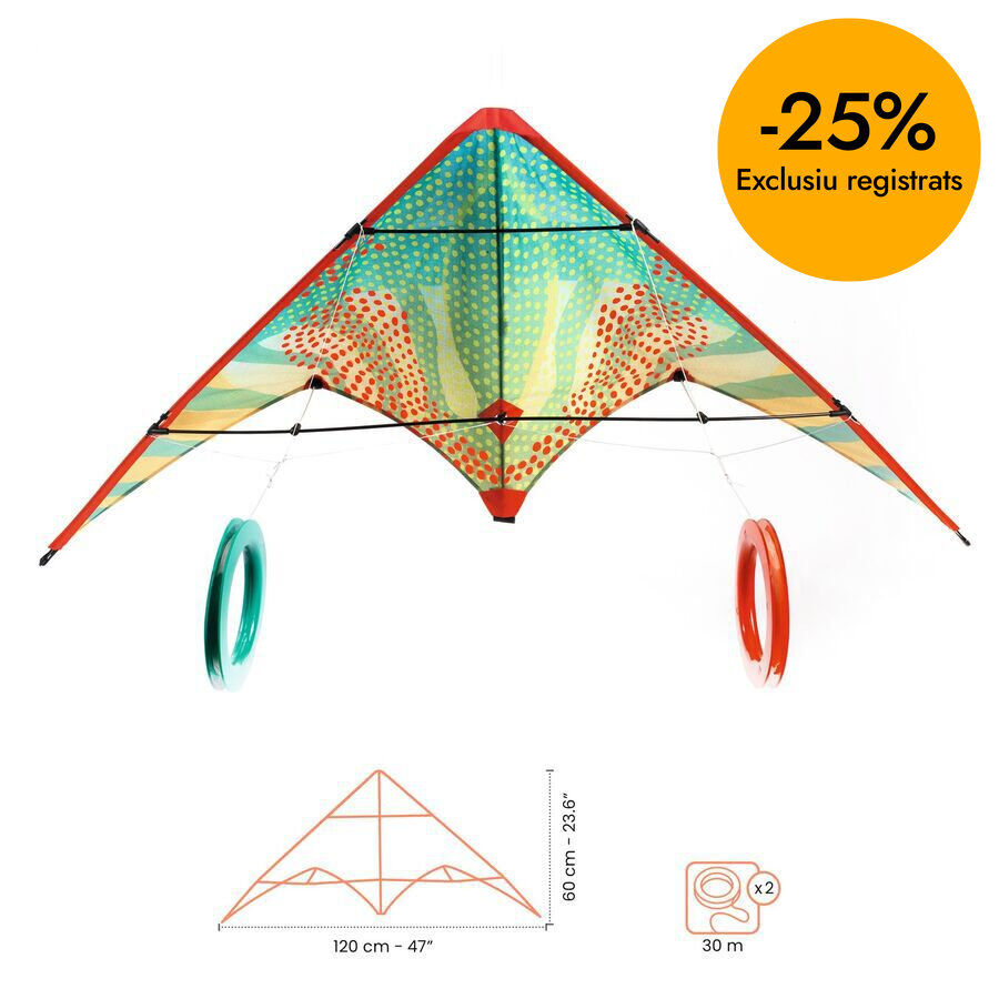 Estel acrob&agrave;tic vermell