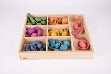 Conjunt peces fusta Rainbow
