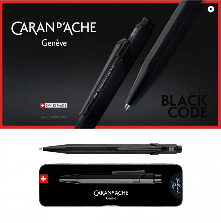 Bolígraf Caran d'Ache 849 black code