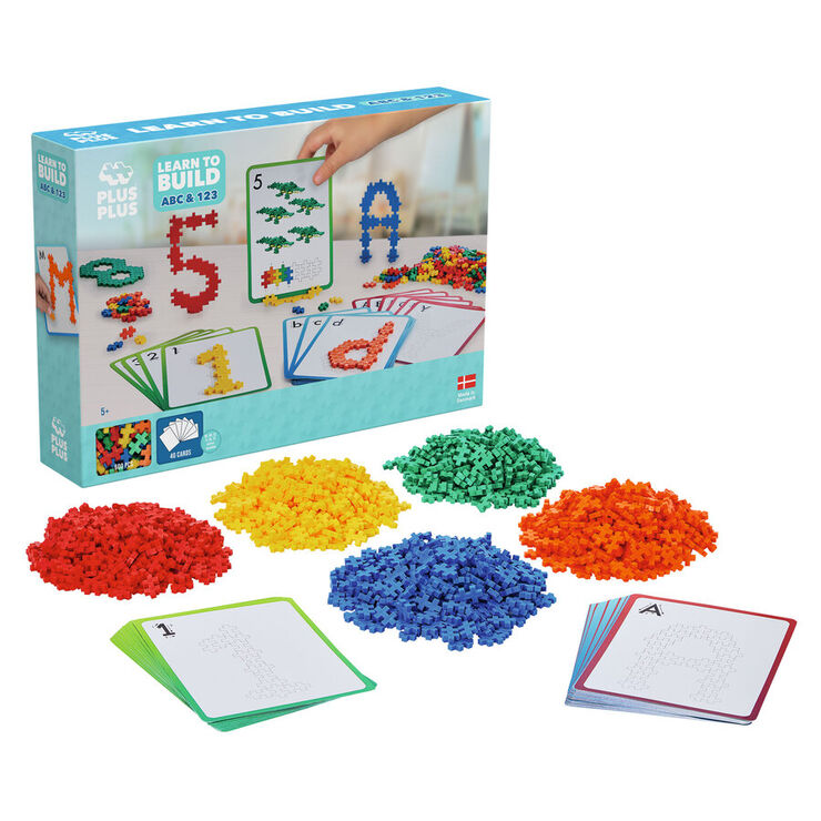 Plus-Plus Learn to build: Abc & 123 600 peces