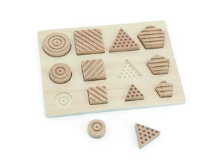 Geo Sensory Shapes Encaix Fusta