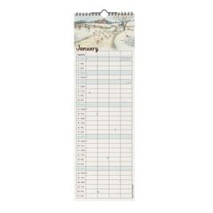 Calendario pared Legami 16x49cm 2026 Sweet Home