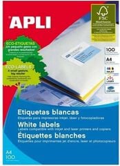 Etiqueta Apli Inkjet/Laser/Fotoc.37x70mm 100 fulls