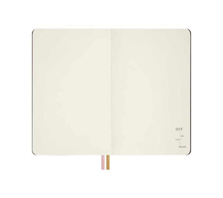 Libreta Moleskine tapa dura lisa L Alicia