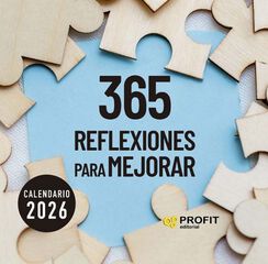 Calendario de pared 2026 Reflexiones para mejorar
