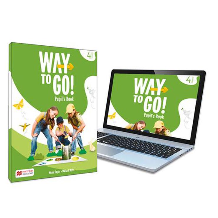 Way To Go! 4 Pupil'S Book: Libro De Texto De Inglés Impreso Con Acceso A La Versión Digital