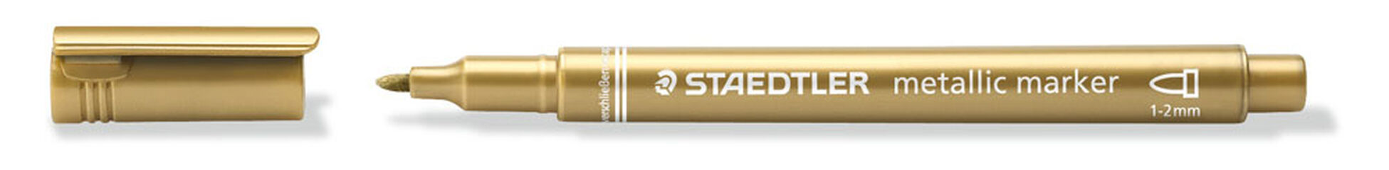 Rotuladores Staedtler Metallic Marker Oro/Plata 2U