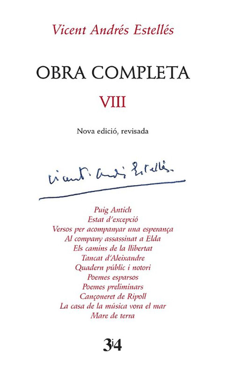 Obra completa VIII