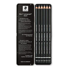 Llapis Staedtler Mars Lumograph Black 100B G6 6u