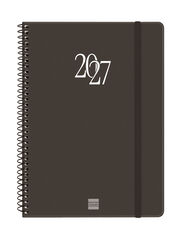 Agenda Finocam My Semana Vista Horizontal 2027 Catal&aacute;n Negro