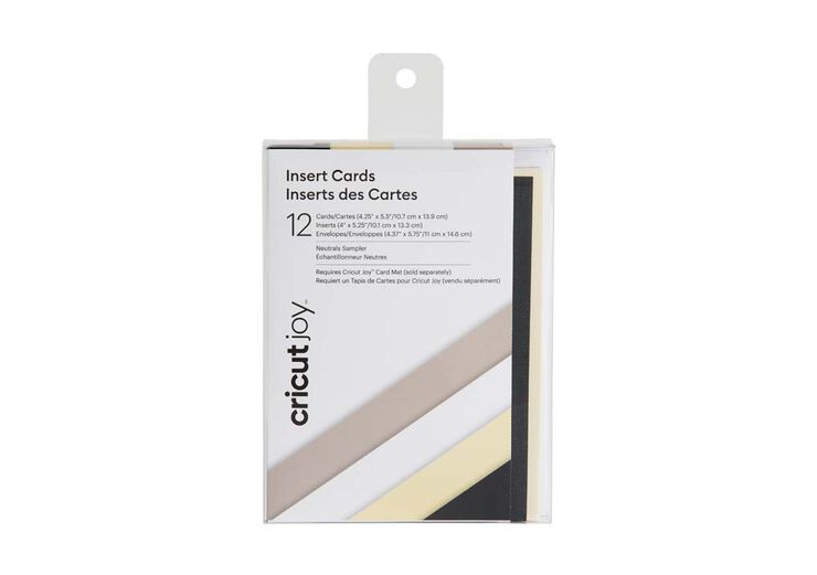 Cricut Joy Insert Cards 10,8 cm x 14 cm 12-pack (Neutrals)