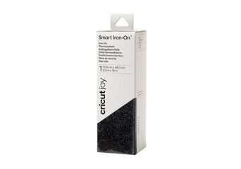 Joy Smart Iron-On 14x48cm negre glitter