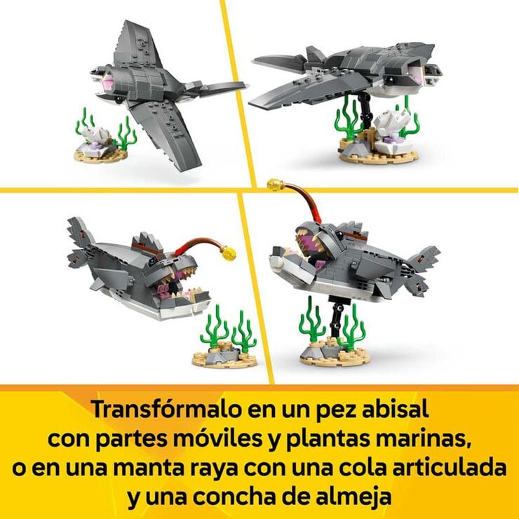 LEGO® LEGO Creator Ferotge Tauró amb Cofre del Tresor 31381