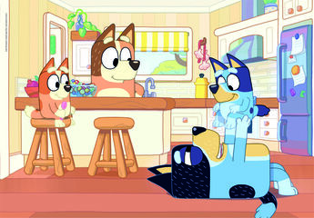 Puzle 104 peces Bluey cuina