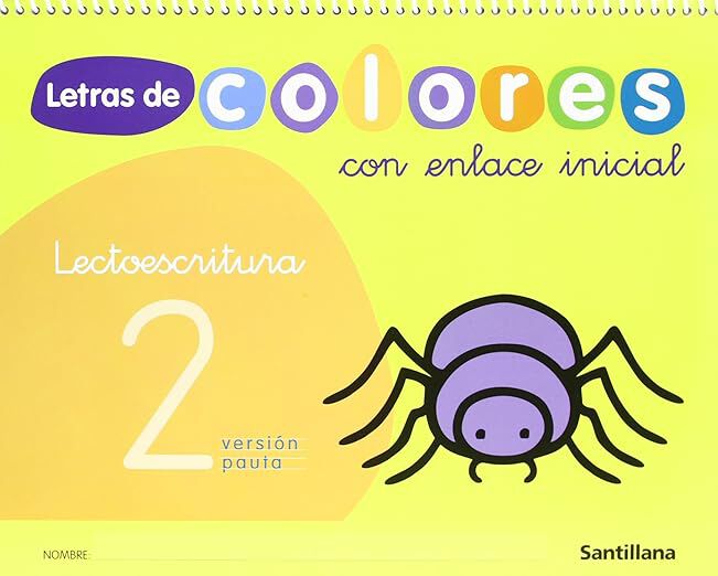 Lectoescritura 2 Letras Colores
