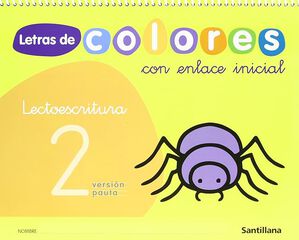 Lectoescritura 2 Letras Colores