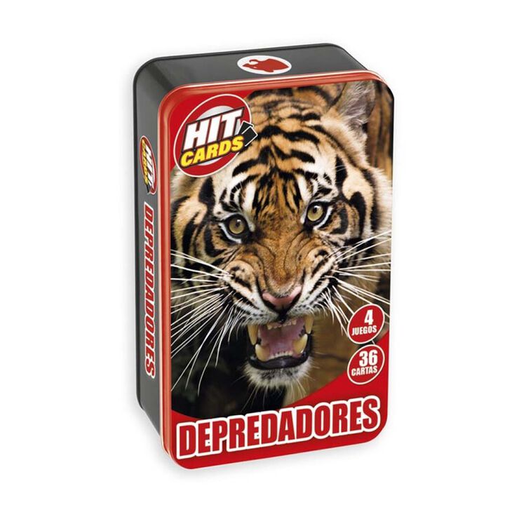 Hit Cards Depredadores - Caja de metal