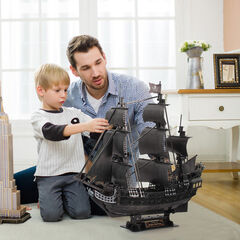 Puzle 3D 328 piezas Cubic Fun Barco Pirata Queen Anne's Revenge