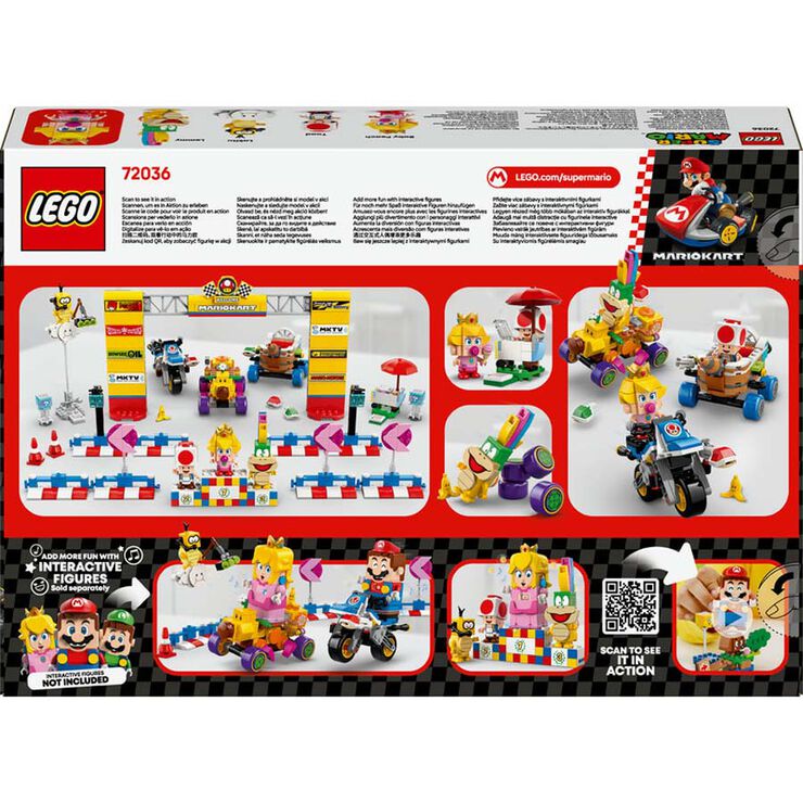 LEGO® Super Mario Mario Kart™: Set Bebé Peach y Grand Prix 72036