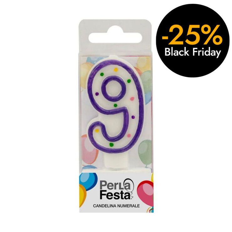 Vela de cumpleaños nº9