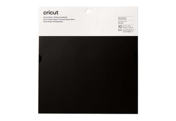 Cricut Smart Sticker Cardstock 33x33cm 10u (Black)