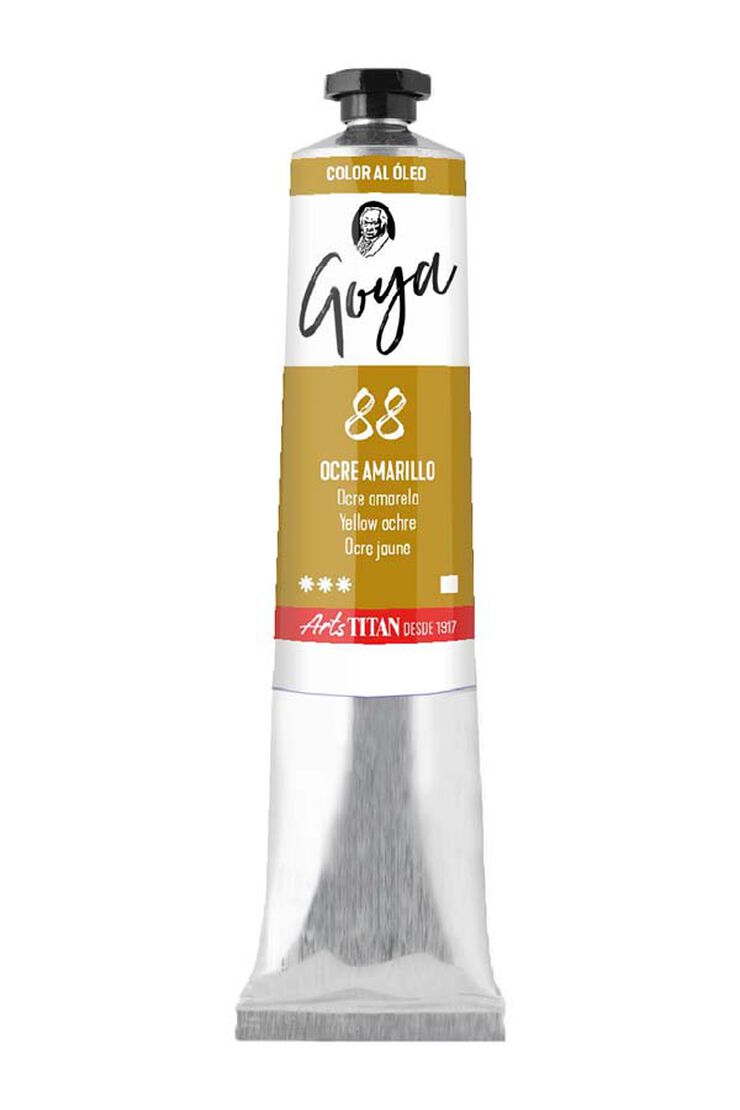 Pintura a l'oli Goya 20ml ocre groc