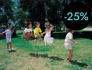 Cuerda de saltar con mango 5 m surtida