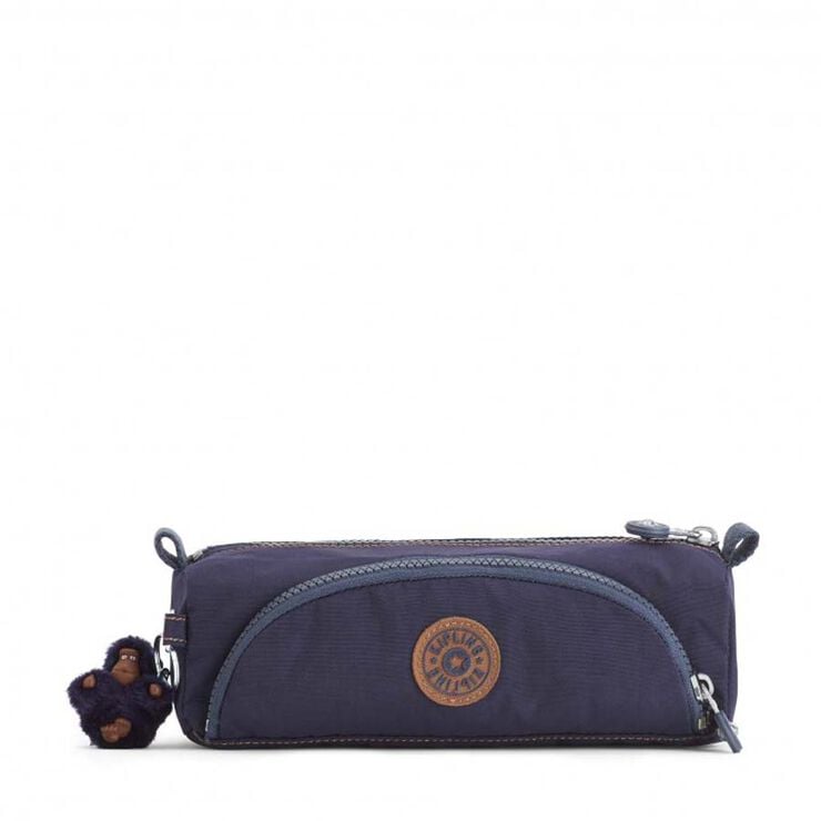 Estuche Kipling Cute Blue Tan Block 2 cremalleras