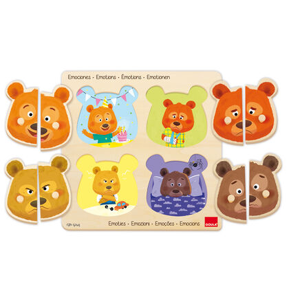 Encaje Puzzle Goula Emociones 8 piezas Encaje Puzzle Goula Emociones 8 piezas