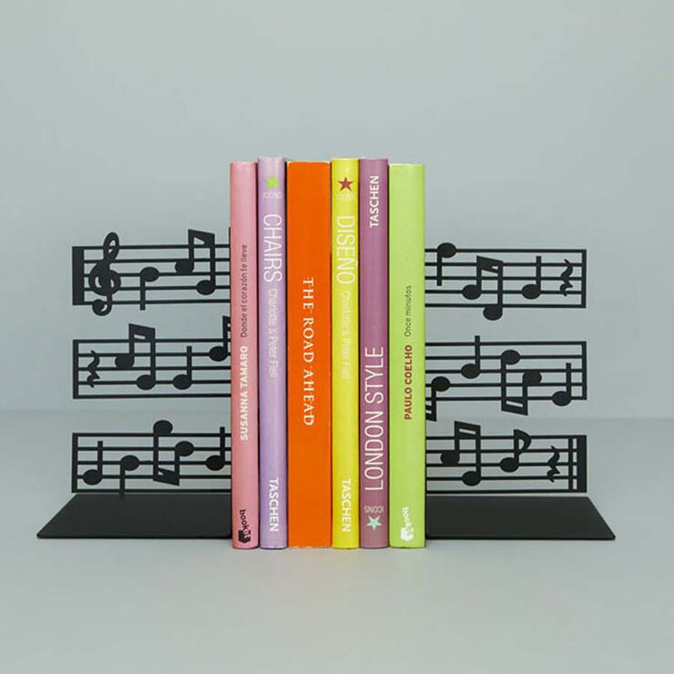 Sujeta libros doble Músico