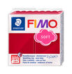 Pasta modelar Fimo Soft 57g vermell cirera