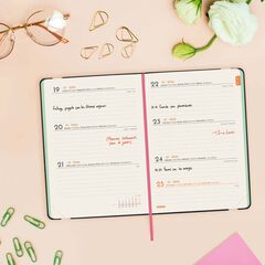 Agenda Finocam Joy F4 sem/vista horizontal cas 2026 Bloom