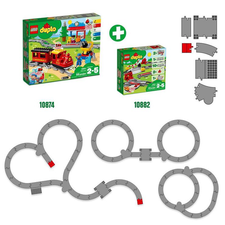 LEGO® Duplo Vies ferroviàries 10882