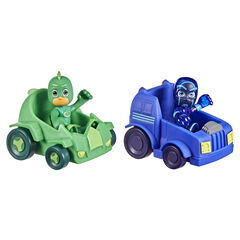 Set de Figures Pilots i Cotxe Al Combat Pj Masks Assort assortits