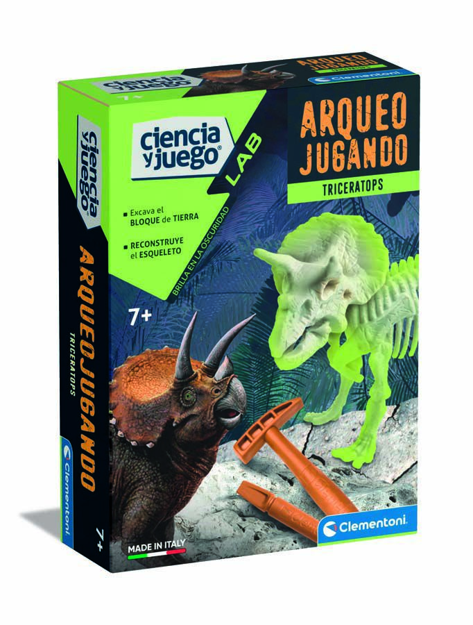 Arqueojugando Triceratops fosforescente