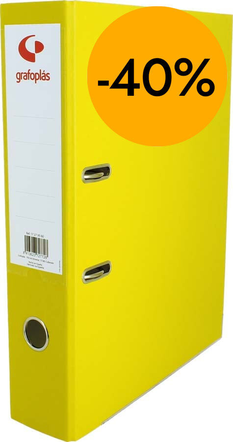 Arxivador rado Grafoplas Foli 45mm groc