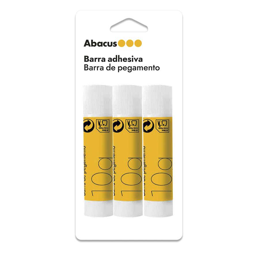 Barras Adhesivas Abacus 10g 3u