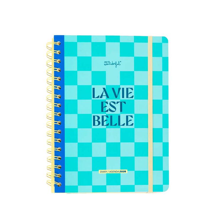 Agenda Mr.Wonderful Basic sem/vista 2026 mult La Vie est belle