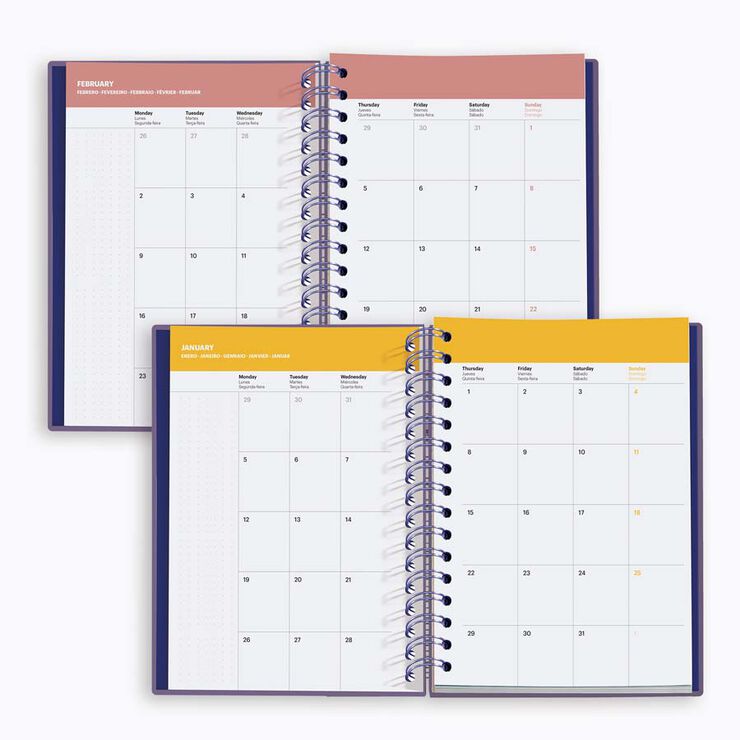 Agenda Miquelrius Plus W-O setm/vista mult 2026 Marf Dualidad