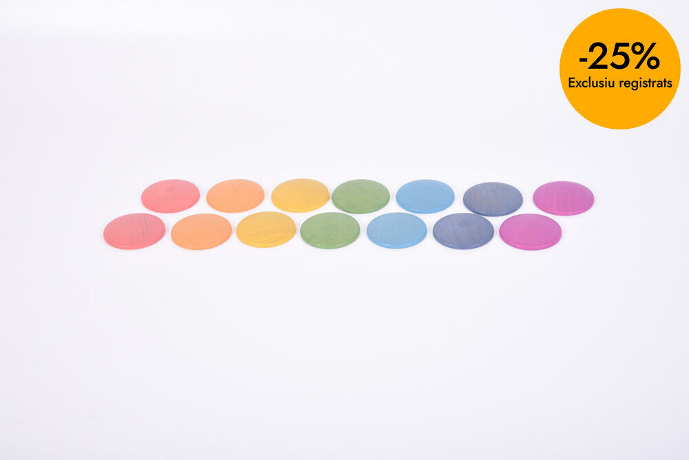 Discos de madera Rainbow