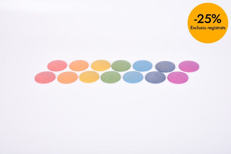 Discos de madera Rainbow