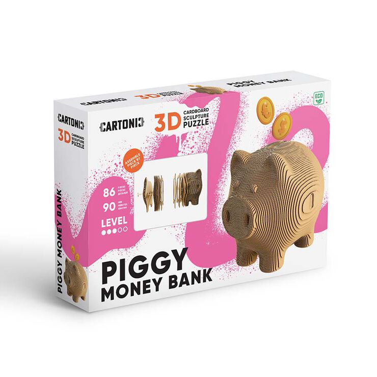 Puzzle 3D Cartonic Cerdo Hucha