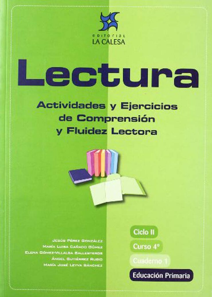 Lectura, actividades y ejercicios de comprensión y fluidez lectora, 4 Educación Primaria. Cuaderno 1