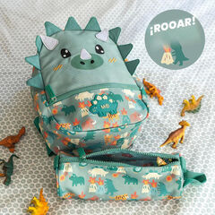 Mochila Doble MQR London Dino Roar