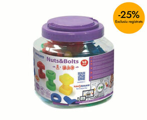 Rosques i caragols Miniland 48 unitats