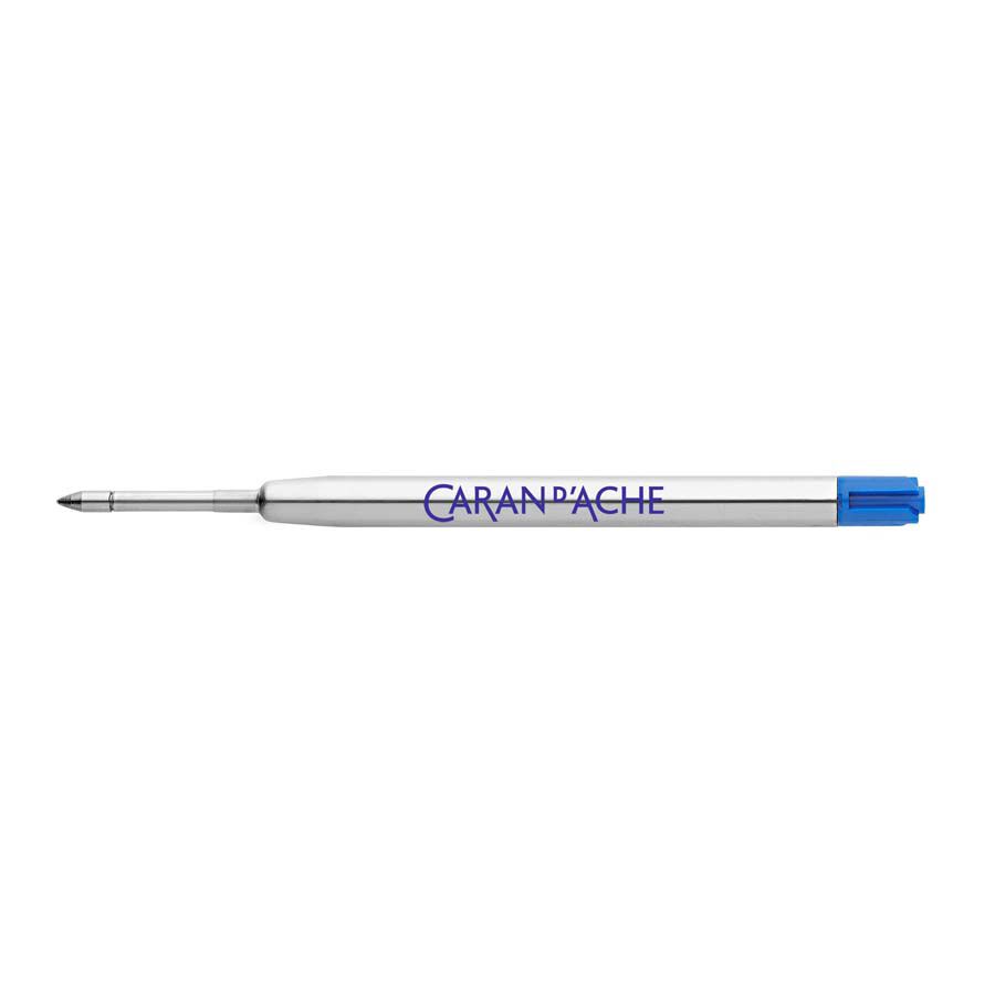 Recambio rollerball Caran d'Ache medium azul