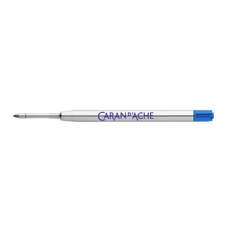 Recambio rollerball Caran d'Ache medium azul